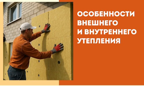 Какие особенности внешнего и внутреннего утепления в Алексеевке