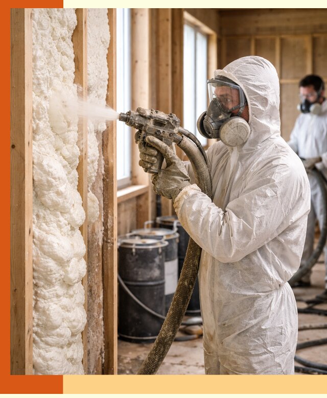 Утепление каркасного дома пенополиуретаном в Алексеевке