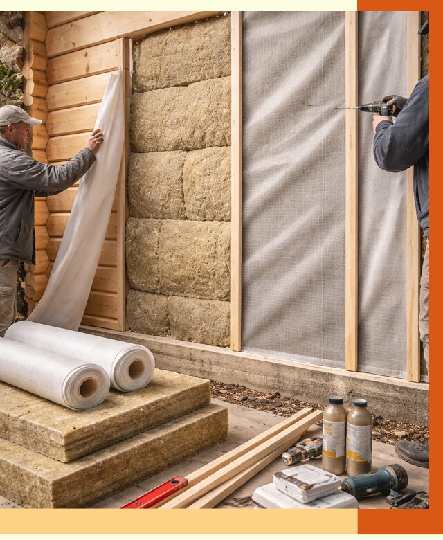 Утепление дома из минибруса в Алексеевке от 4556 руб/м2 — заказать профессионально | ТепломастерЛкв