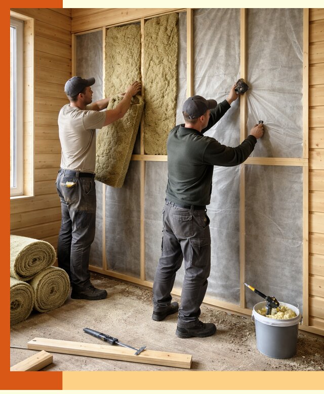 Утепление дома из минибруса в Алексеевке: комплексные теплоизоляционные работы