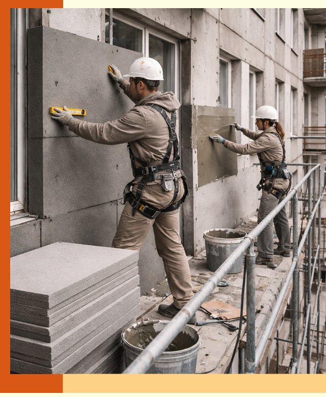 Утепление квартиры снаружи под ключ в Алексеевке