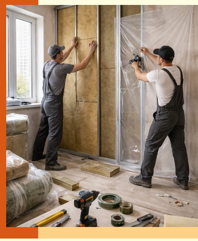 Утепление квартиры изнутри профессионально в Алексеевке