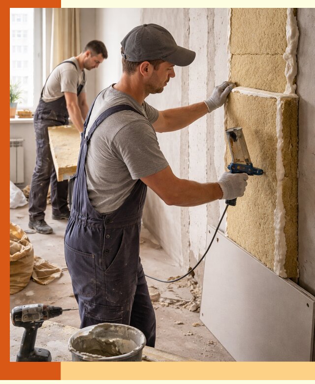 Утепление стен изнутри в Алексеевке — качественно и эффективно