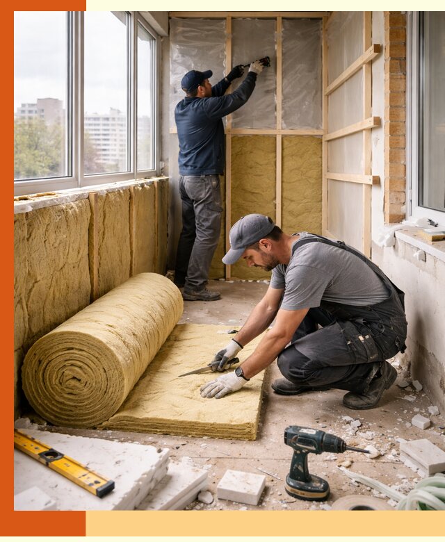 Утепление балкона под ключ в Алексеевке качественно и быстро