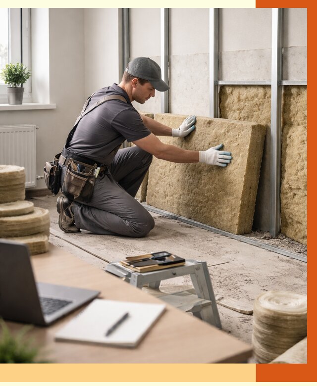 Утепление офиса в Алексеевке от 4556 руб/м2 — комплексное утепление офиса под ключ | ТепломастерЛкв