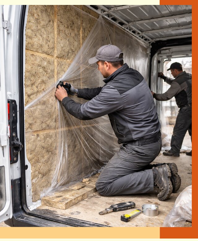 Утепление фургона в Алексеевке от 16705 руб/м2 — утепление фургона ППУ и кузова | ТепломастерЛкв