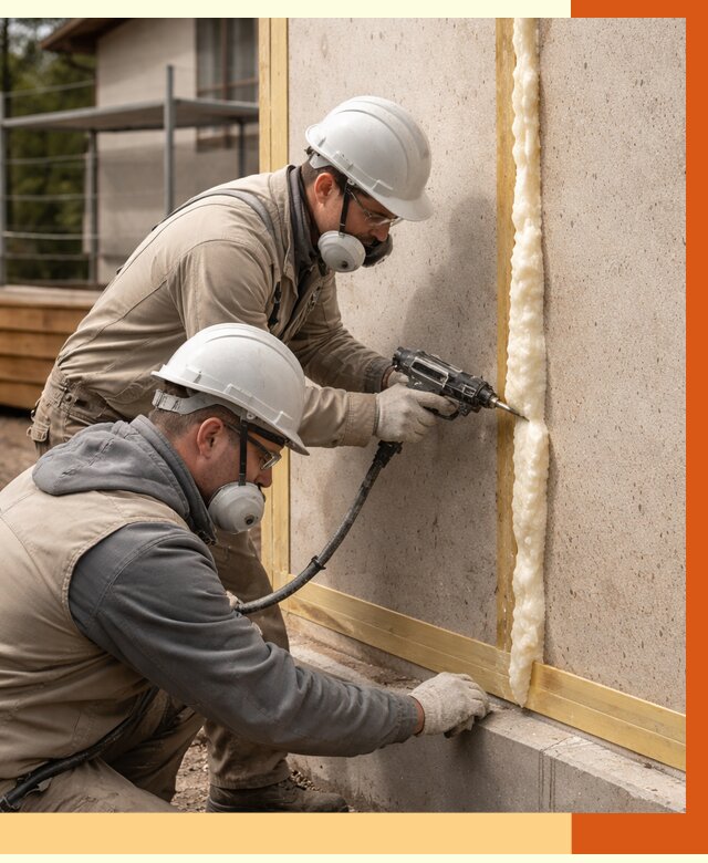 Утепление сип панелей ППУ в Алексеевке от 4860 руб. под ключ | ТепломастерЛкв