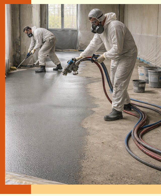 Гидроизоляция полимочевиной полов и конструкций в Алексеевке